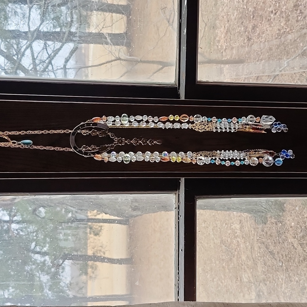Handmade suncatcher or wall hanging